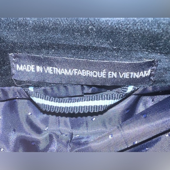 TOMMY HILFIGER MENS SIZE R48
VELVET BLAZER COTTON SILK LAPEL EVENING JACKET - Picture 5 of 6